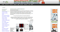 Desktop Screenshot of haztartasi-gep-alkatresz.shopx.hu